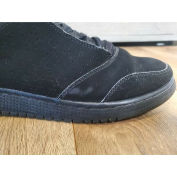 Nike Air Jordan 1 Flight 5 Premium High Top Black Sneaker Sz 7.5 Wmn 881434-001 - Picture 7 of 11